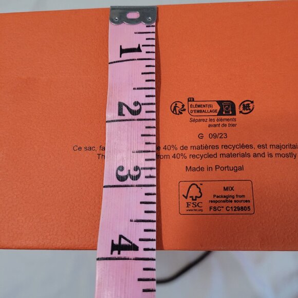 Hermes Gift Bag Logo Storage Decorative Crafting 11.5 x 11.5 x 4.75 in - Picture 12 of 14